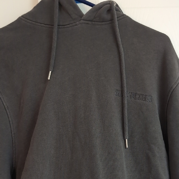 Han Kjobenhavn Charcoal Hoodie with Front Pocket - Picture 3 of 7